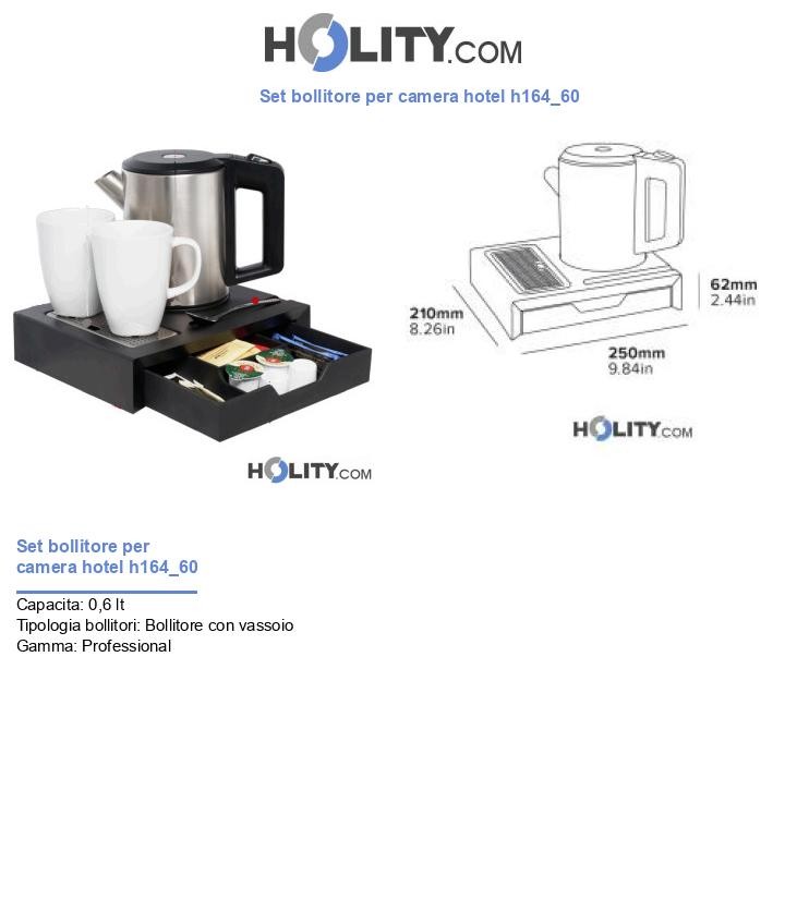 Set bollitore per camera hotel h164_60