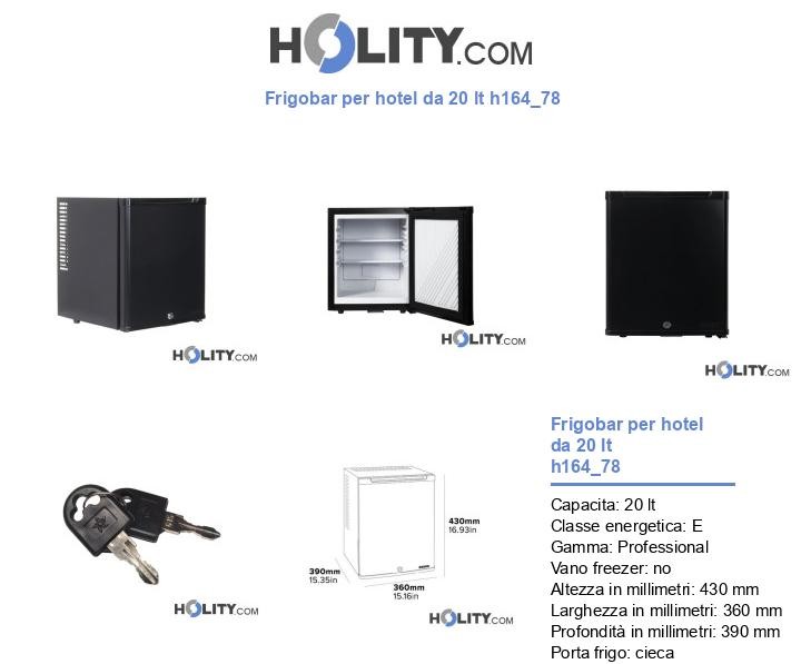 Frigobar per hotel da 20 lt h164_78
