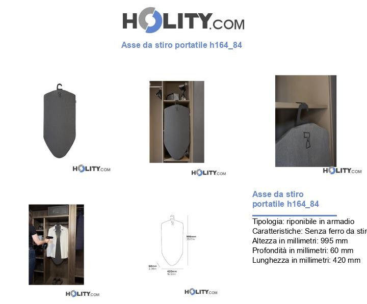 Asse da stiro portatile h164_84