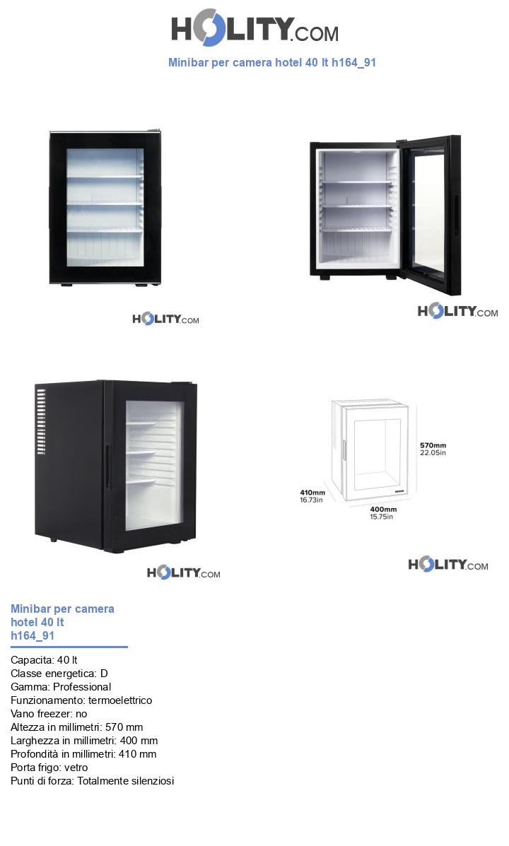 Minibar per camera hotel 40 lt h164_91