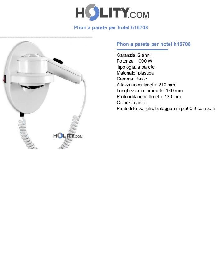 Phon a parete per hotel h16708