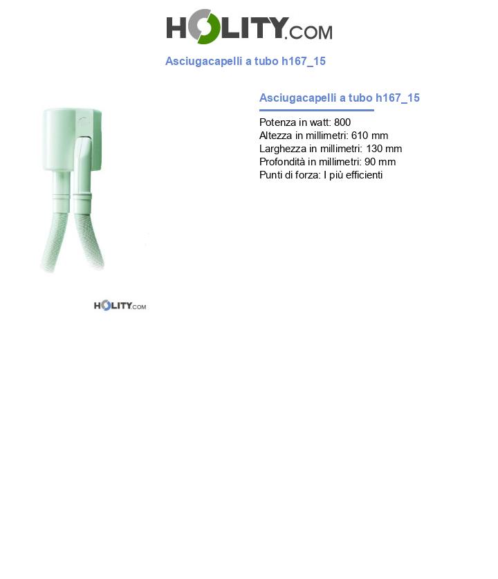 Asciugacapelli a tubo h167_15