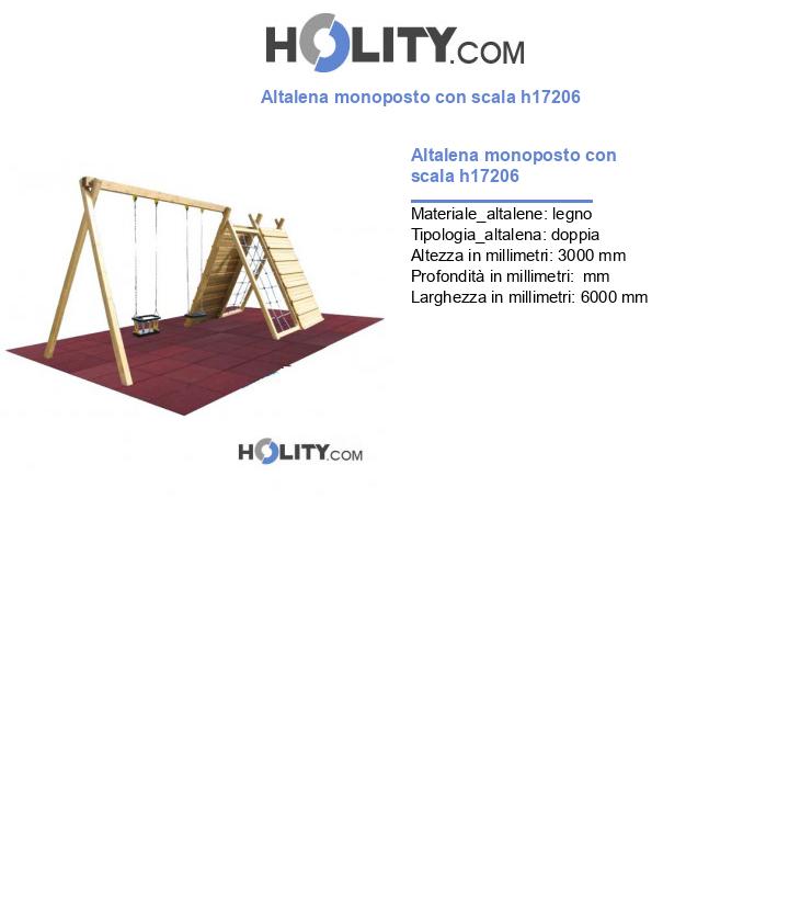 Altalena biposto con scala h17206