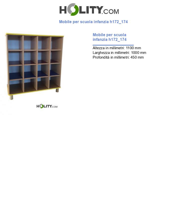 Mobile per scuola infanzia h172_174