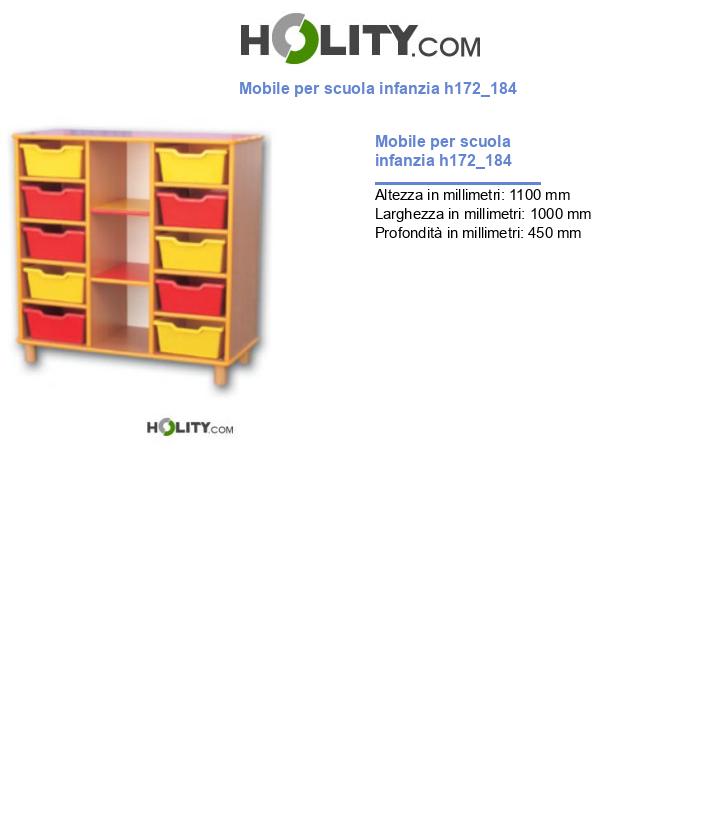 Mobile per scuola infanzia h172_184