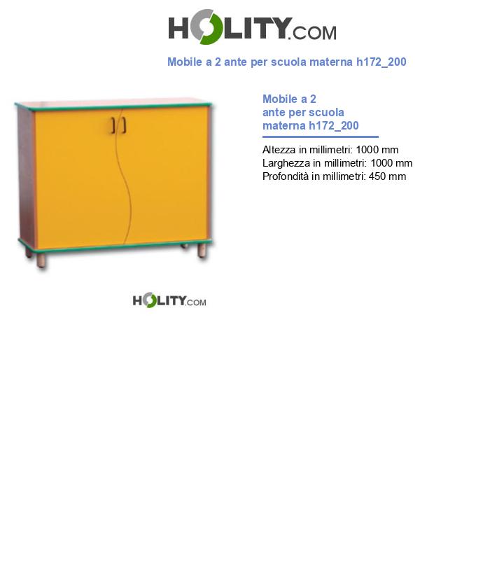 Mobile a 2 ante per scuola materna h172_200