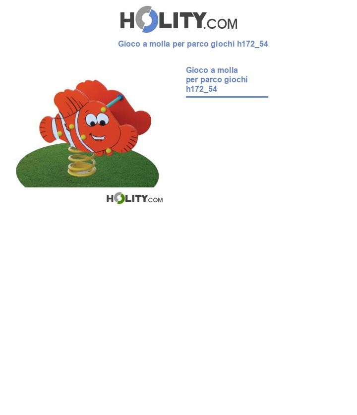 Gioco a molla per parco giochi h172_54