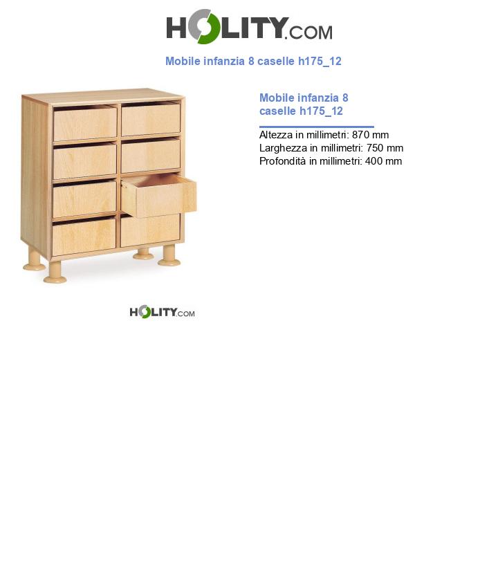 Mobile infanzia 8 caselle h175_12