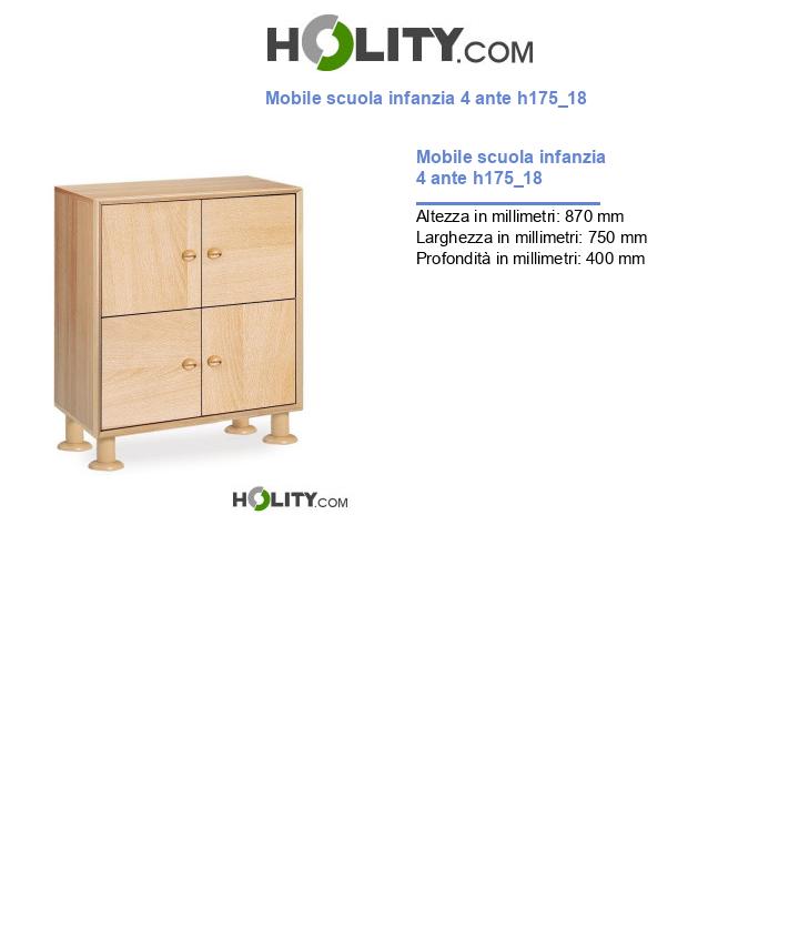 Mobile scuola infanzia 4 ante h175_18