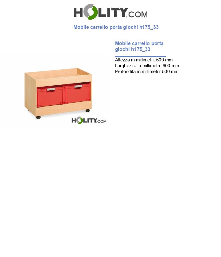 Mobile carrello porta giochi h175_33