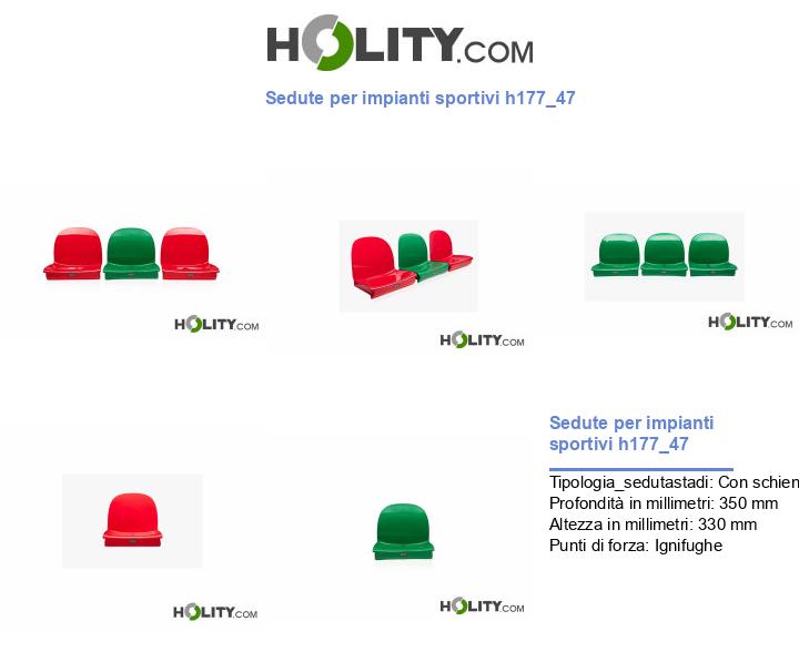 Sedute per impianti sportivi h177_47