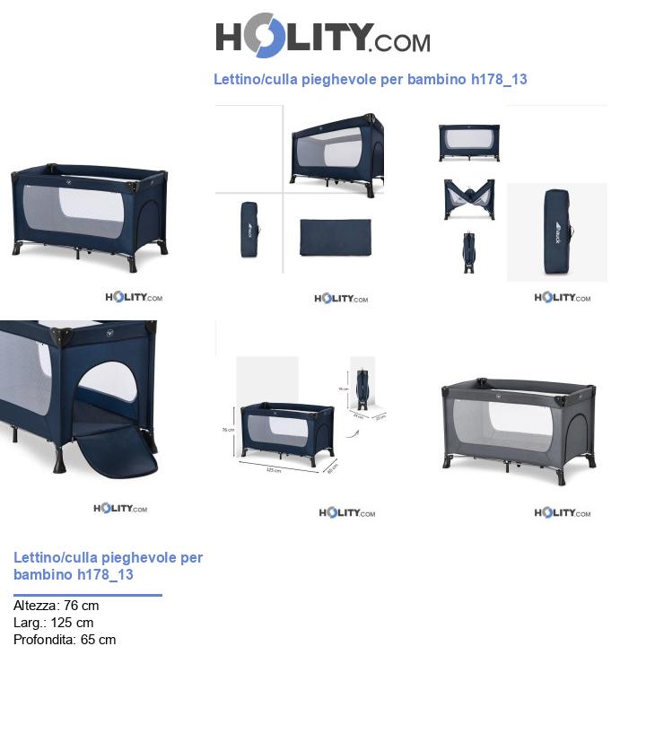 Lettino/culla pieghevole per bambino h178_13