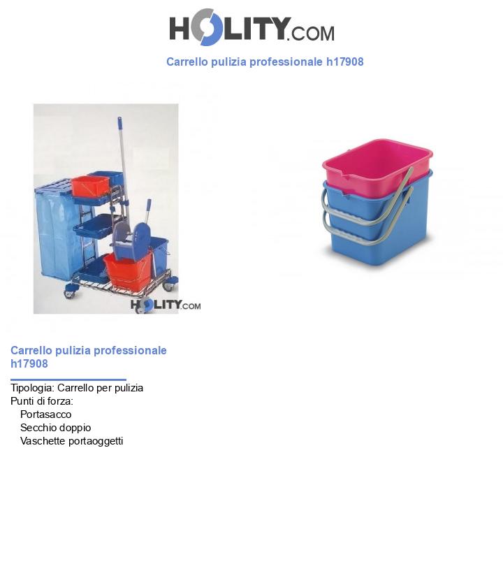 Carrello pulizia professionale h17908