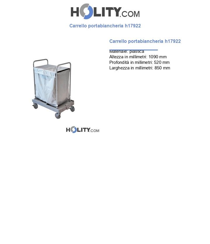 Carrello portabiancheria h17922