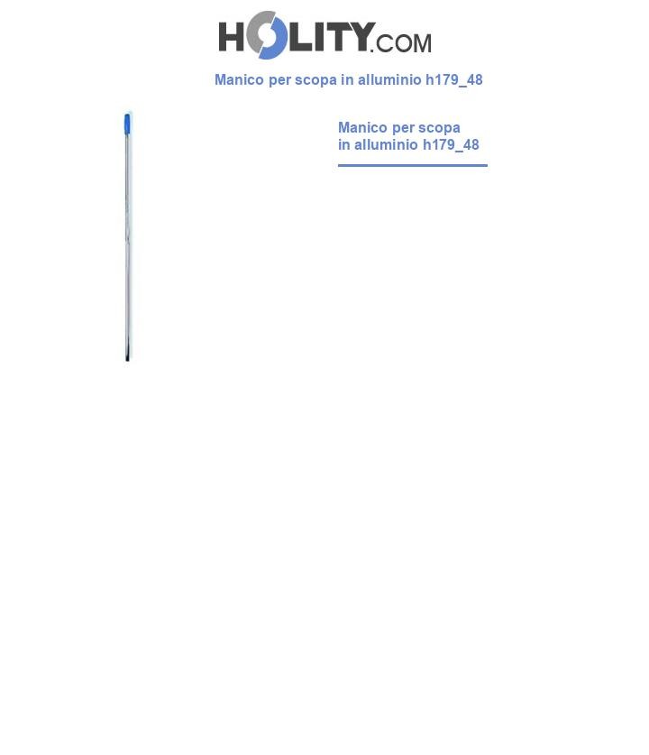Manico per scopa in alluminio h179_48