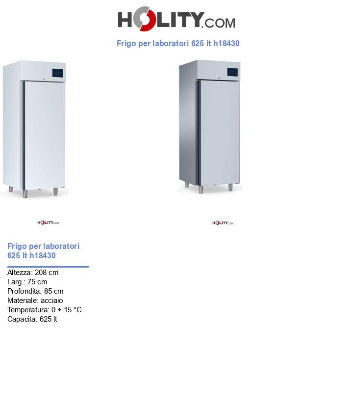 Frigo per laboratori 625 lt h18430