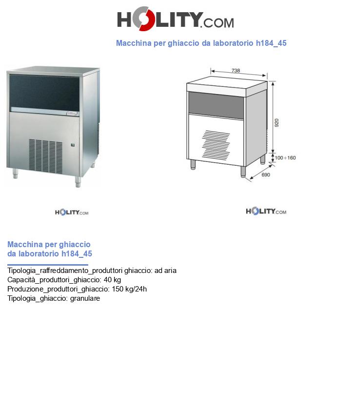 Macchina per ghiaccio da laboratorio h184_45