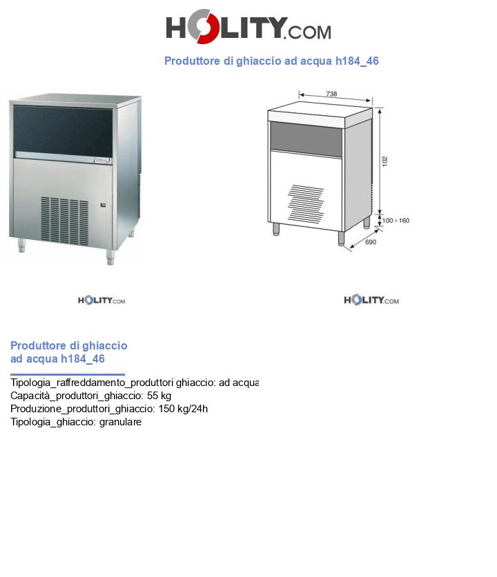 Produttore di ghiaccio ad acqua h184_46