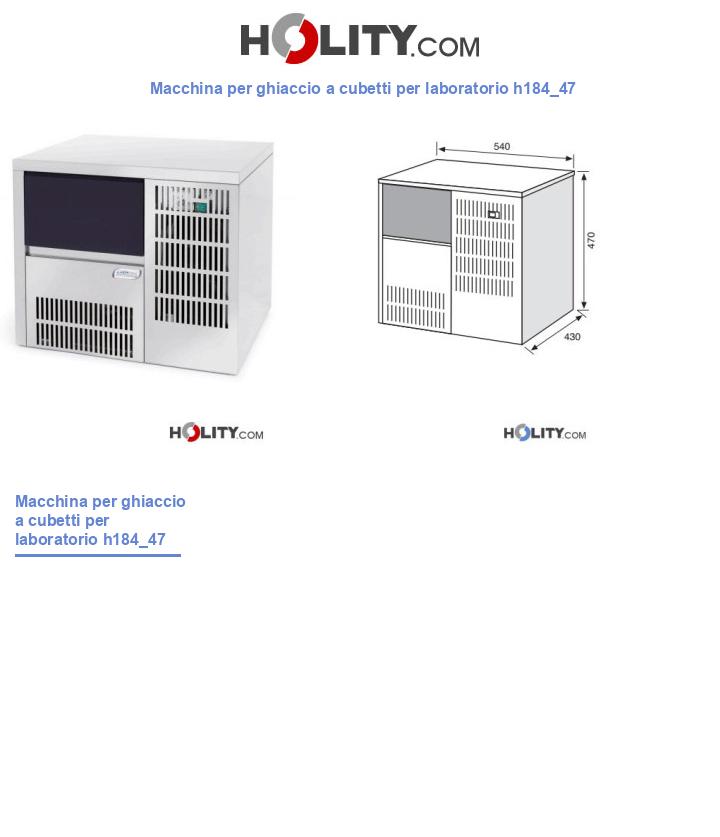 Macchina per ghiaccio a cubetti per laboratorio h184_47