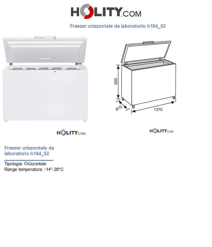 Freezer orizzontale da laboratorio h184_52