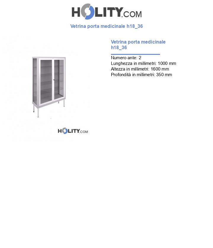 Vetrina porta medicinale h18_36
