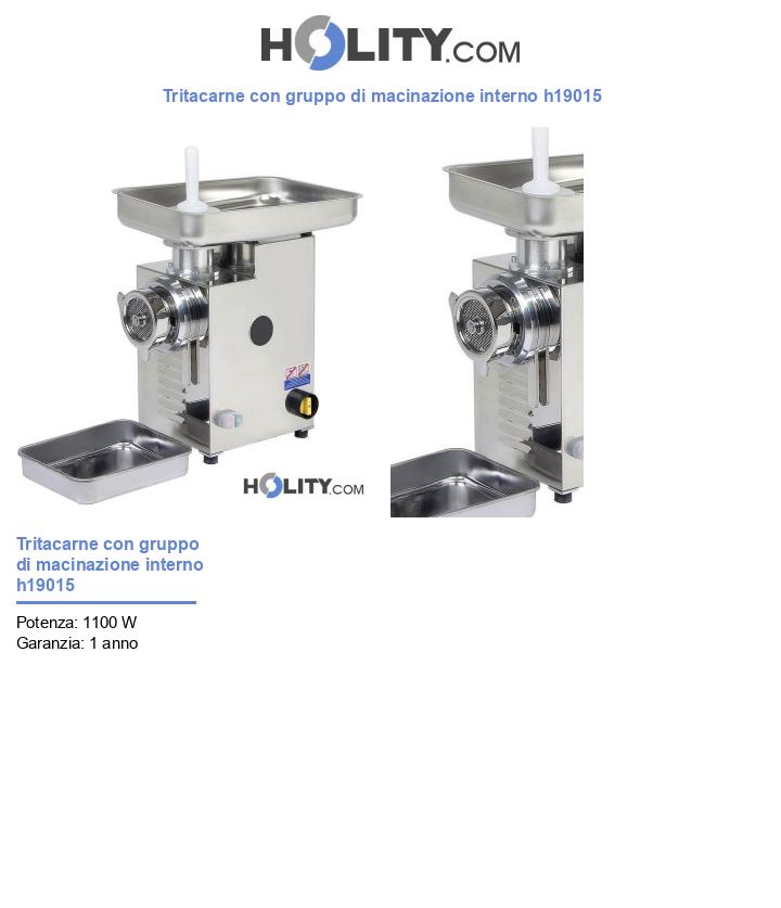 Tritacarne con gruppo di macinazione interno h19015