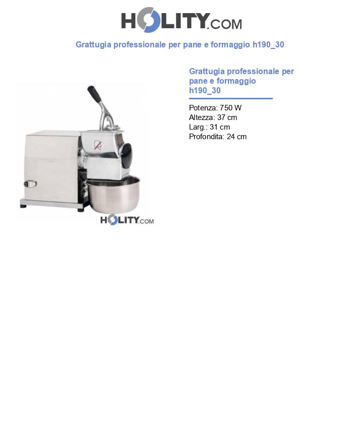 Grattugia professionale per pane e formaggio h190_30
