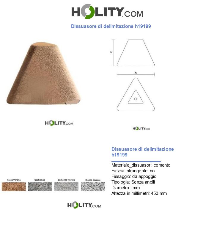 Dissuasore di delimitazione h19199