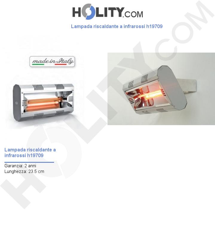 Lampada riscaldante a infrarossi h19709