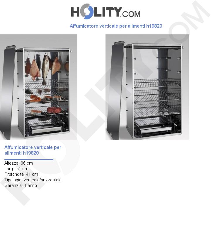 Affumicatore verticale per alimenti h19820