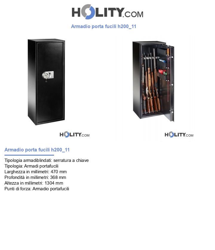 Armadio porta fucili h200_11