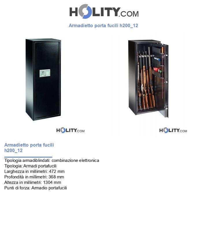 Armadietto porta fucili h200_12