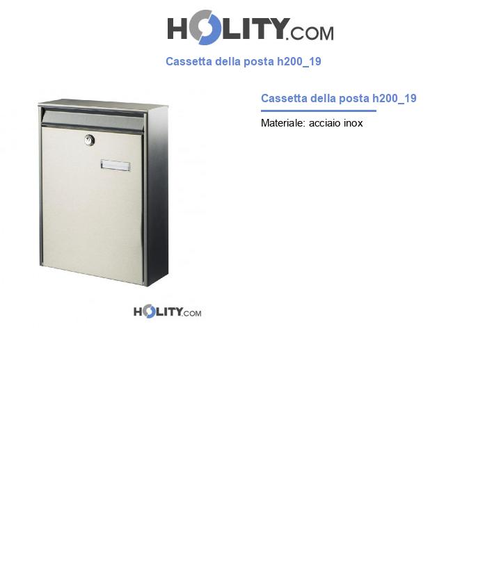 Cassetta della posta h200_19