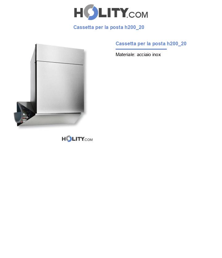 Cassetta per la posta h200_20