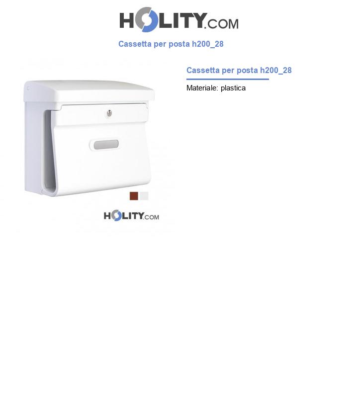Cassetta per posta h200_28