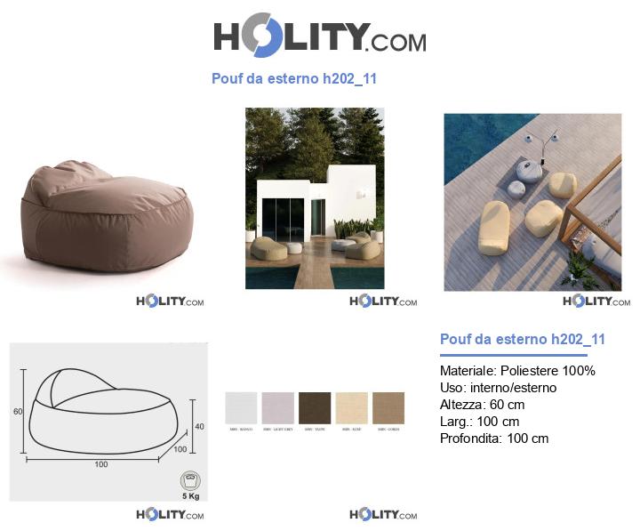 Pouf da esterno h202_11