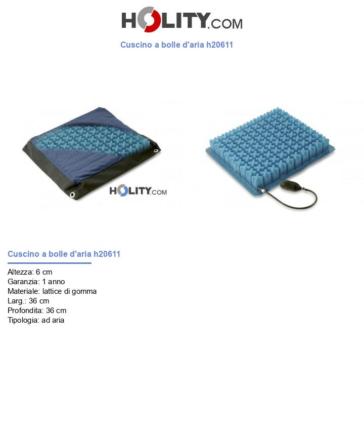 Cuscino a bolle d'aria h20611