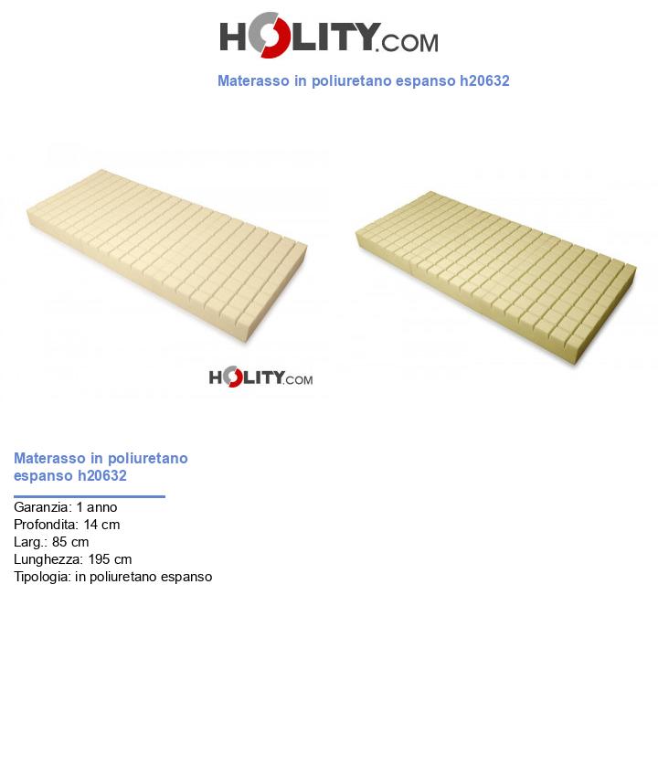 Materasso in poliuretano espanso h20632