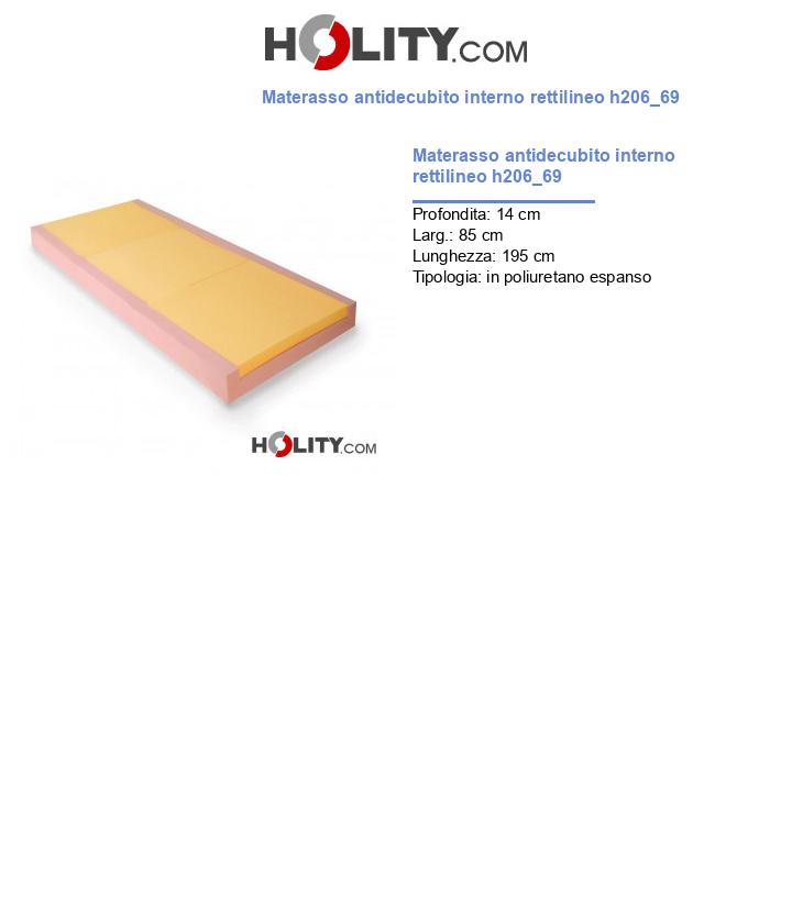 Materasso antidecubito interno rettilineo h206_69