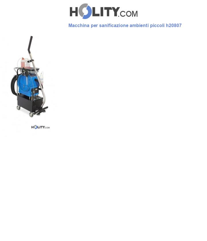 Macchina per sanificazione ambienti piccoli h20807