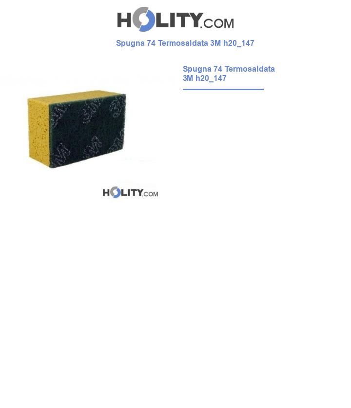 Spugna 74 Termosaldata 3M h20_147