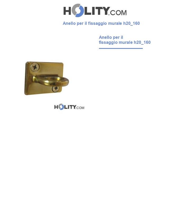 Anello per il fissaggio murale h20_160