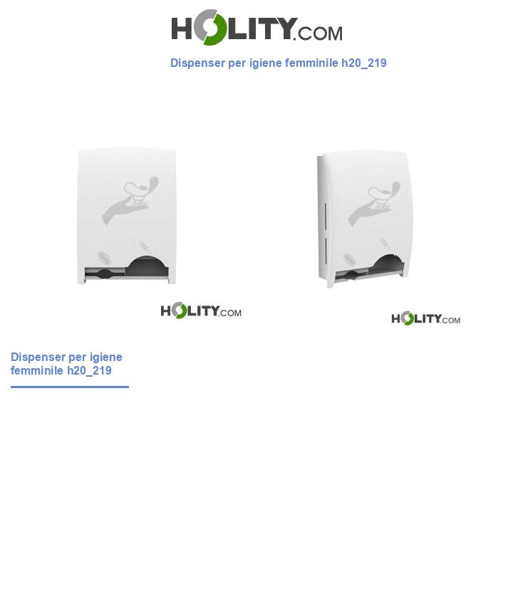 Dispenser per igiene femminile h20_219