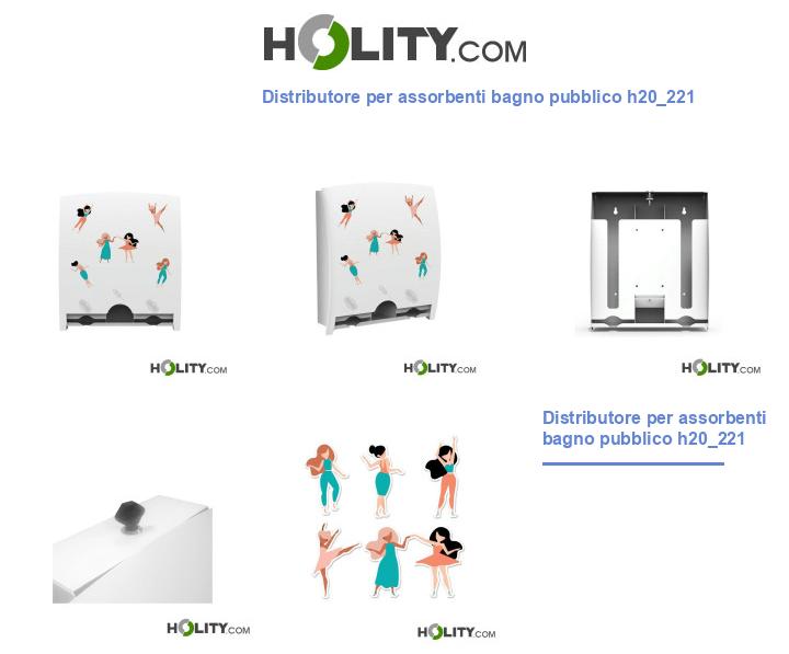 Distributore per assorbenti bagno pubblico h20_221