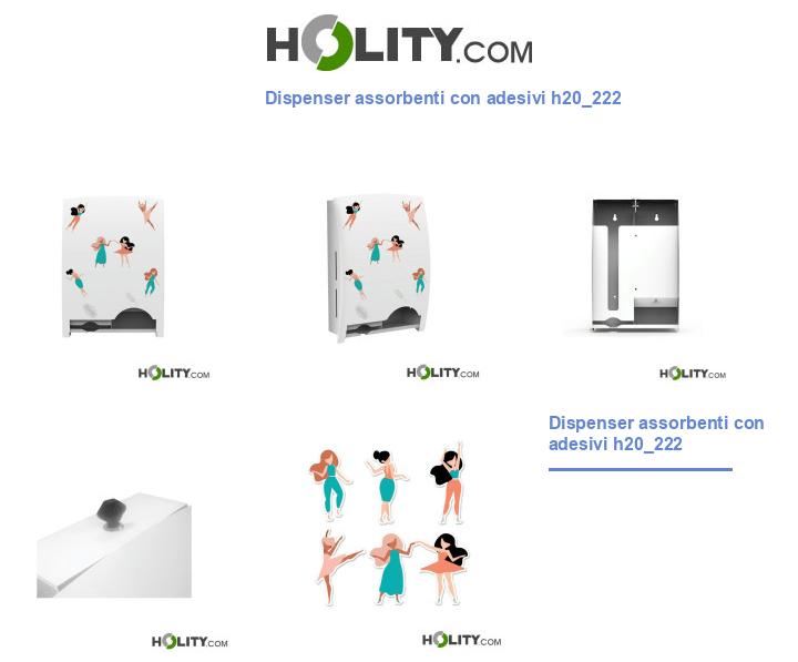 Dispenser assorbenti con adesivi h20_222