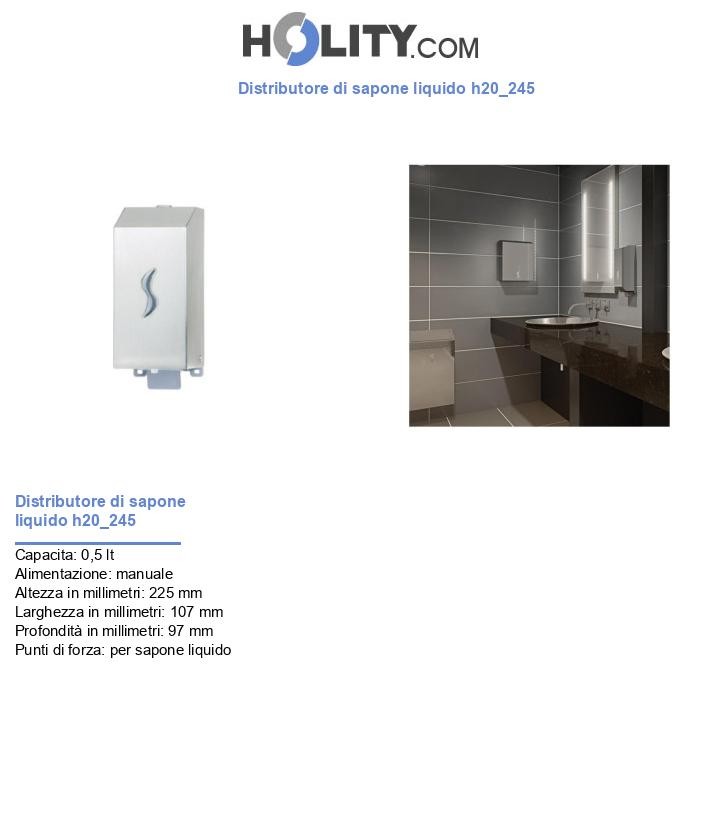 Distributore di sapone liquido h20_245