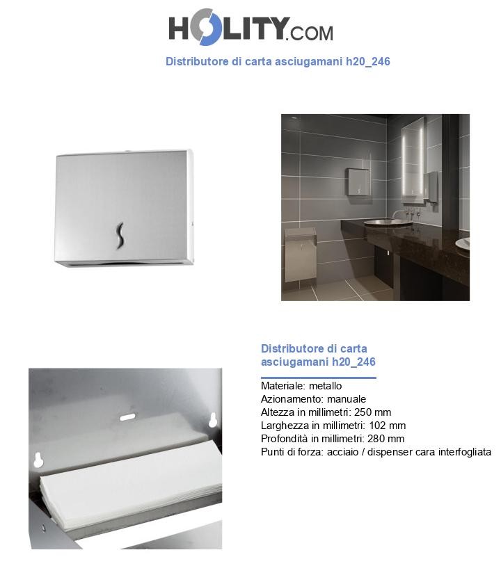 Distributore di carta asciugamani h20_246