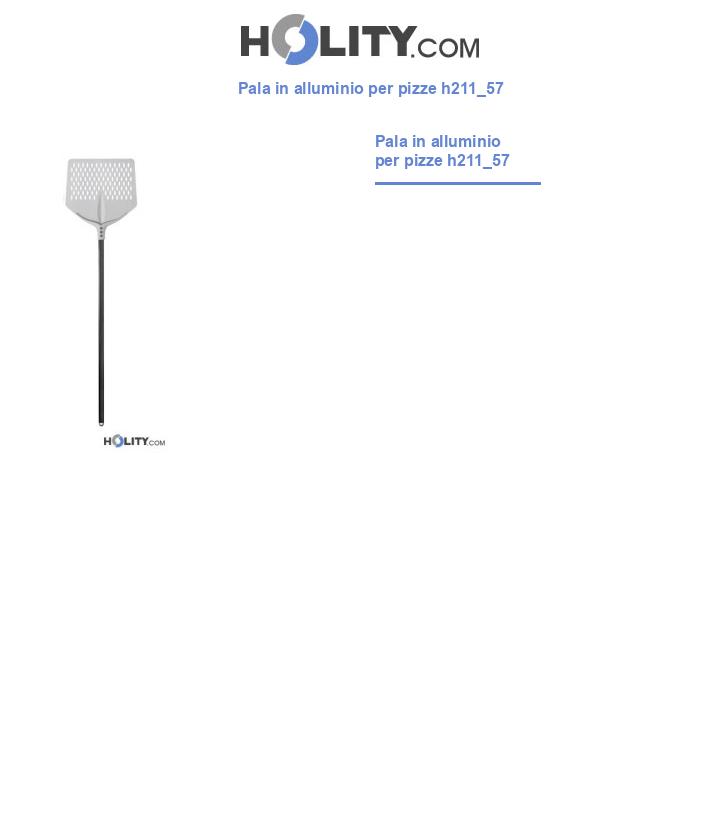 Pala in alluminio per pizze h211_57