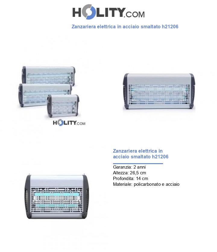 Zanzariera elettrica in acciaio smaltato h21206