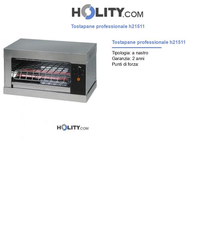Tostapane professionale h21511